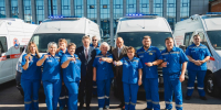 Ключи от новых скорых вручили медикам Липецкой области Министр здравоохранения РФ Михаил Мурашко и губернатор региона Игорь Артамонов - Газета Добринские вести