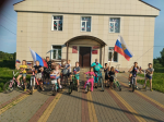 Велопробег в честь праздника